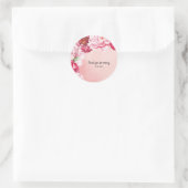 Sticker Rond Bouquet de fleurs pour toutes les occasions (Sac)