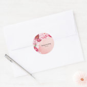 Sticker Rond Bouquet de fleurs pour toutes les occasions (Enveloppe)