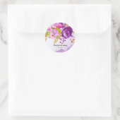 Sticker Rond Bouquet de fleurs pour toutes les occasions (Sac)