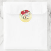 Sticker Rond Bouquet de fleurs pour toutes les occasions (Sac)