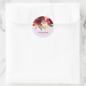 Sticker Rond Bouquet de fleurs pour toutes les occasions (Sac)