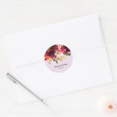Sticker Rond Bouquet de fleurs pour toutes les occasions (Enveloppe)