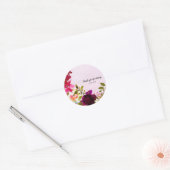 Sticker Rond Bouquet de fleurs pour toutes les occasions (Enveloppe)
