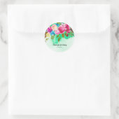 Sticker Rond Bouquet de fleurs pour toutes les occasions (Sac)