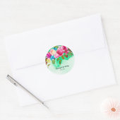 Sticker Rond Bouquet de fleurs pour toutes les occasions (Enveloppe)