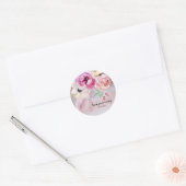 Sticker Rond Bouquet de fleurs pour toutes les occasions (Enveloppe)