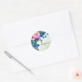 Sticker Rond Bouquet de fleurs pour toutes les occasions (Enveloppe)