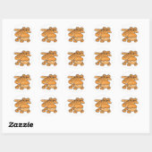 Sticker Rond bouquet de pain et petits pains (Feuille)