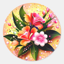 Bouquet Floral Rayonnant Lumineux