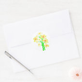 Sticker Rond Bouquet Little Daisy (Enveloppe)