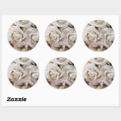 Sticker Rond Bouquet mariage (Feuille)