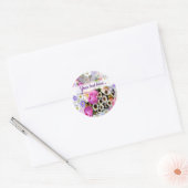 Sticker Rond Bouquet Spring (Enveloppe)