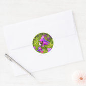 Sticker Rond Bourdon en fleurs (Enveloppe)