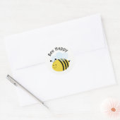 Sticker Rond Bourdon Heureux (Enveloppe)