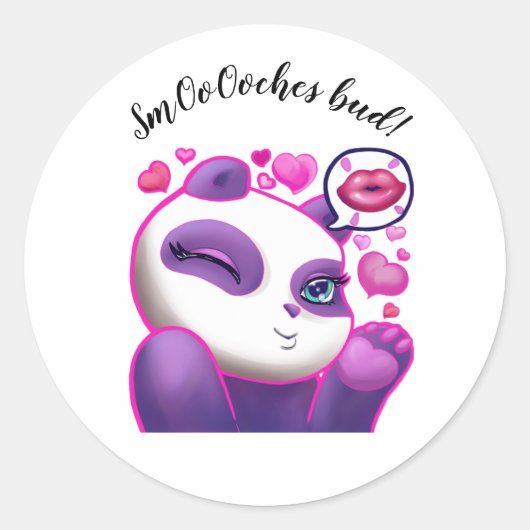 Sticker Rond Bourgeon de SMOoOoches ! (Devant)