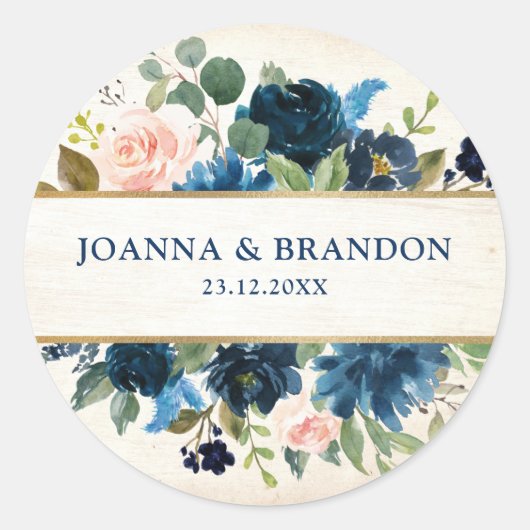 Sticker Rond Bourgogne Rouge Floral Russe Boho Merci (Devant)