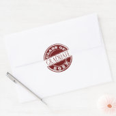 Sticker Rond Bourgogne simple Diplôme (Enveloppe)