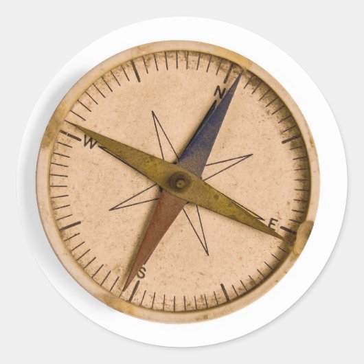 Sticker Rond boussole (Devant)