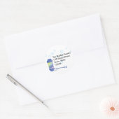 Sticker Rond Bouteille de bulles (Enveloppe)