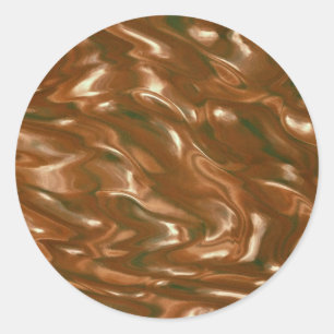 Sticker Rond Bouteille en verre texturisée translucide