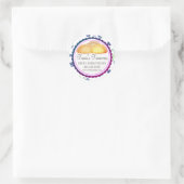 Sticker Rond Bouteilles de boulangerie de rotation (Sac)