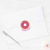 Sticker Rond Boutique de beignes (Enveloppe)
