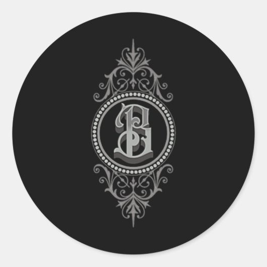 Sticker Rond Boutique de tatouage Bloodmark Premium (Devant)