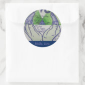 Sticker Rond Bouton Ben Howard (Sac)