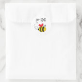 Sticker Rond Bouton d'abeille Boeuf (Sac)