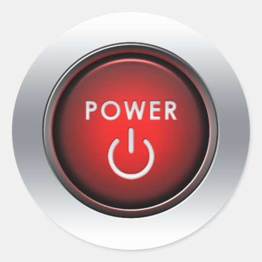 Sticker Rond Bouton d'alimentation (Devant)