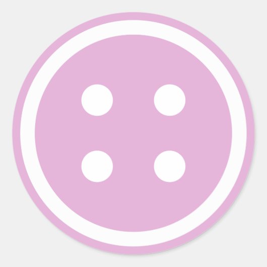 Sticker Rond Bouton de couture mou (Devant)