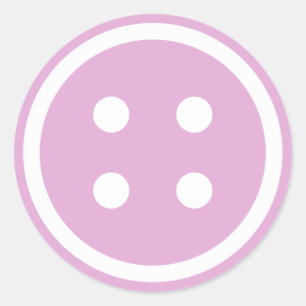 Sticker Rond Bouton de couture mou