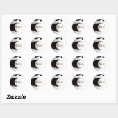 Sticker Rond Bouton de volume de guitare (Feuille)