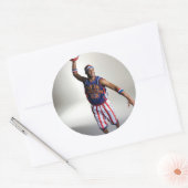 Sticker Rond Bouton du temps de vol (Enveloppe)