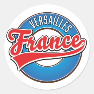 Sticker Rond Bouton logo Versailles France