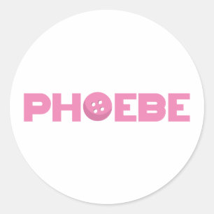 Sticker Rond Bouton Phoebe