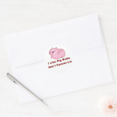 Sticker Rond Boutons de porc (Enveloppe)