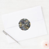 Sticker Rond Boutons métalliques (Enveloppe)