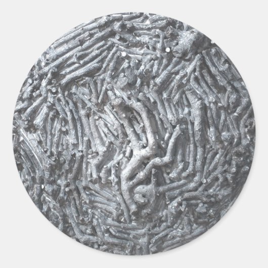 Sticker Rond Bouts : Lune (Devant)