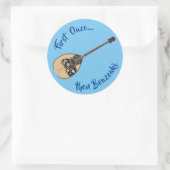 Sticker Rond Bouzouki Ouzo (Sac)
