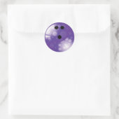 STICKER ROND BOWLALL RÉTRO PURPLE (Sac)
