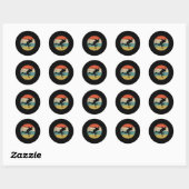 Sticker Rond Bowler Strike Bowling Team Bowling (Feuille)