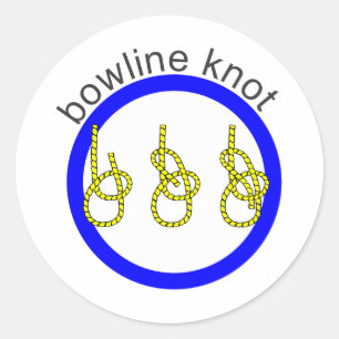 Sticker Rond Bowline Knot