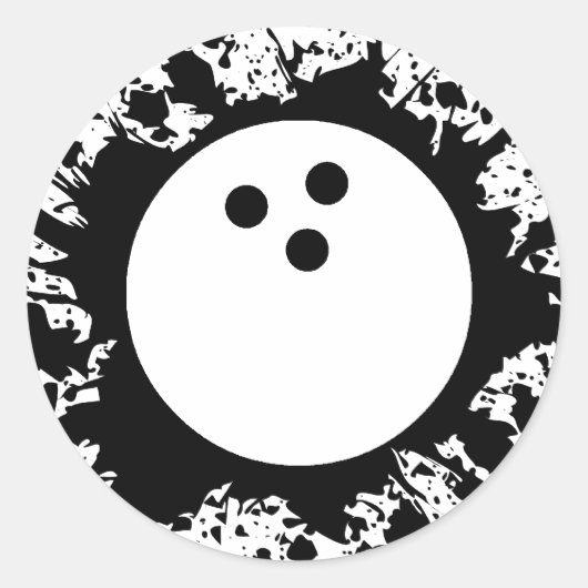 Sticker Rond bowling (Devant)