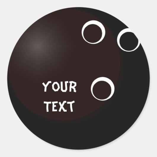 Sticker Rond Bowling (Devant)