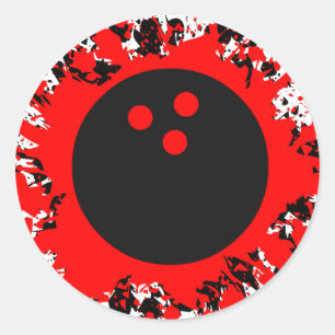 Sticker Rond bowling