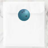 Sticker Rond Bowling Ball Blue (Sac)