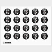 Sticker Rond Bowling Besties (Feuille)