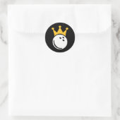 Sticker Rond Bowling Crown (Sac)