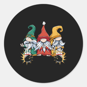 Sticker Rond Bowling Gnomes Bowling Ll Bowling Pins Bowling Bow
